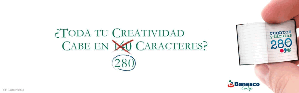 Audio | Banesco convoca a la 8va edición de su concurso de microcuentos #C280
