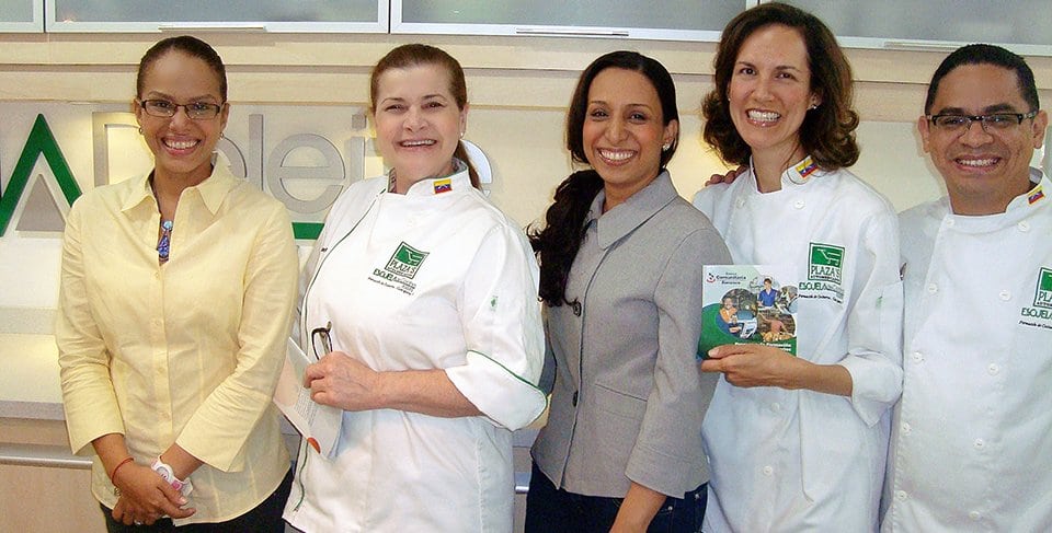 Un grupo de chefs participó en el Programa de Microempresarios de Banesco