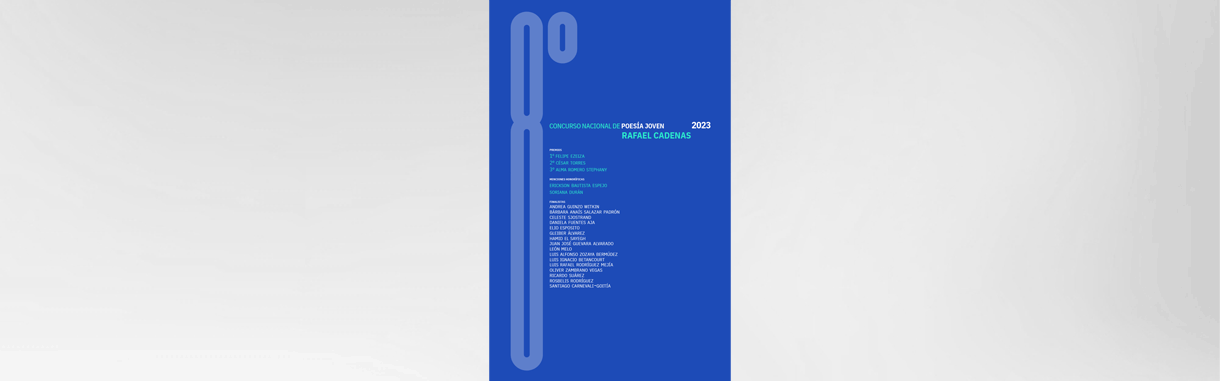 8° Concurso Nacional de Poesía Joven Rafael Cadenas 2023