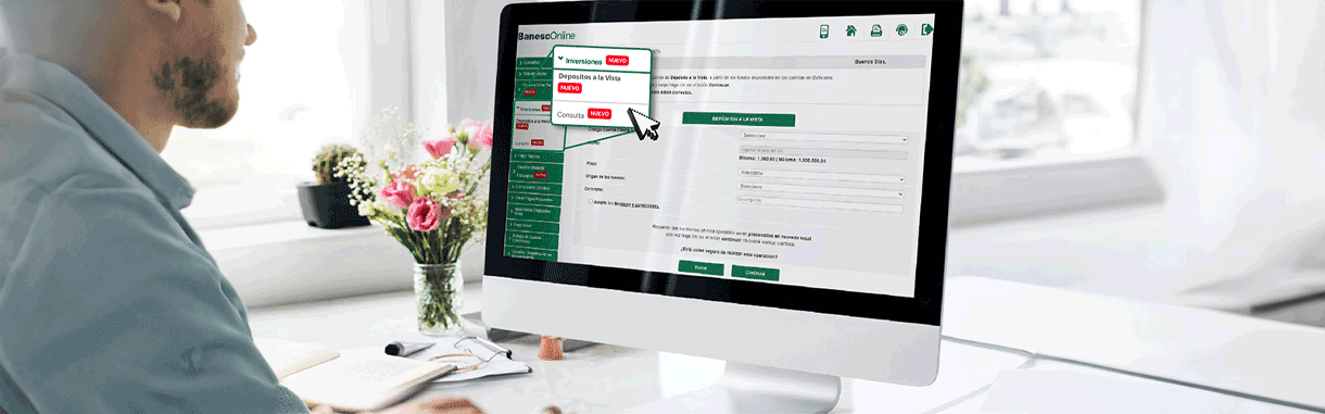 Banesco ofrece “Depósito a la vista” digital como forma de inversión para sus clientes