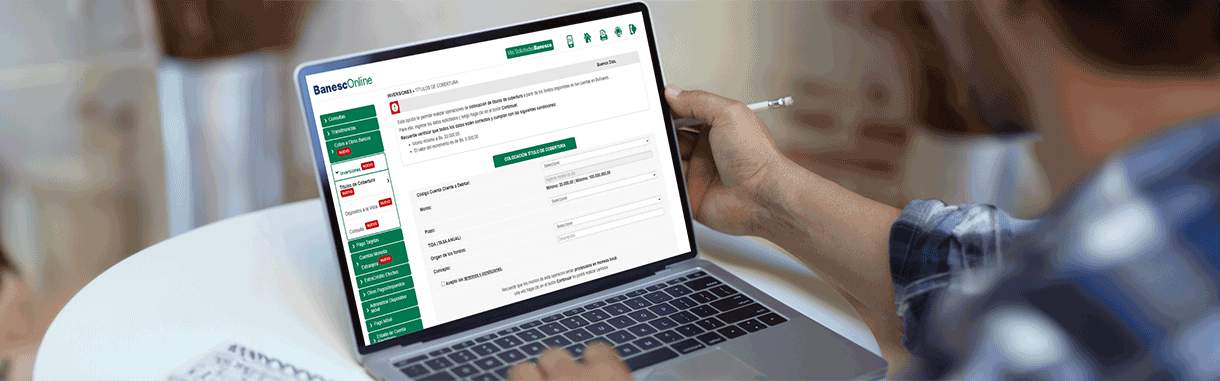 Clientes Banesco podrán adquirir títulos de cobertura del BCV a través de BanescOnline