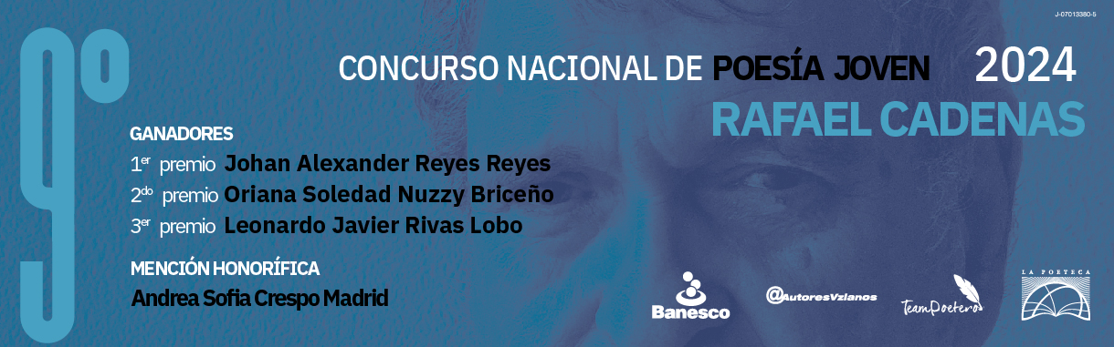 Concurso Nacional de Poesía Joven Rafael Cadenas anunció el ganador de su novena edición